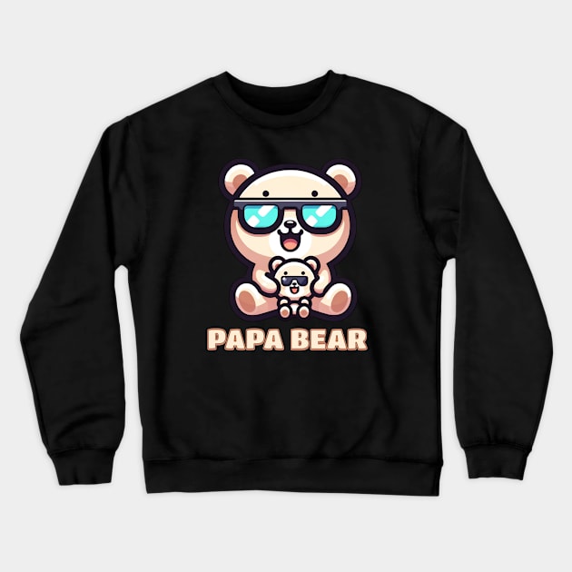 Papa Bear Crewneck Sweatshirt by JoeStylistics